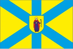 Прапор міста Жовква, Україна. Варіант-01 Прапор міста Жовква, Україна. Варіант-01