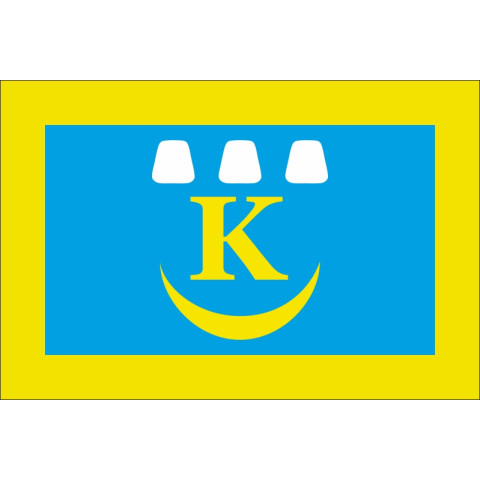 Флаг города Калуш, Украина. Вариант-01 Флаг города Калуш, Украина. Вариант-01