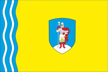 Флаг города Канев, Украина. Вариант-01 Флаг города Канев, Украина. Вариант-01