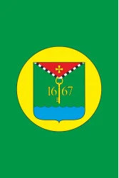 Флаг города Лиман (ст. Красный Лиман), Украина Флаг города Лиман (ст. Красный Лиман), Украина