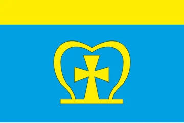 Флаг города Мостиска, Украина. Вариант-01 Флаг города Мостиска, Украина. Вариант-01