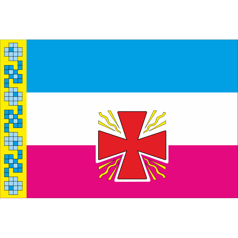 Прапор міста Новий Буг, Україна. Варіант-01 Прапор міста Новий Буг, Україна. Варіант-01