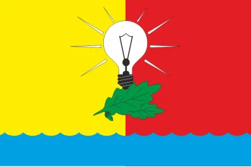 Флаг города Зугрэс, Украина. Вариант-01 Флаг города Зугрэс, Украина. Вариант-01