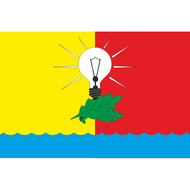 Прапор міста Зугрес, Україна. Варіант-01 Прапор міста Зугрес, Україна. Варіант-01