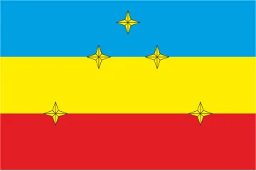 Флаг города Первомайск (Луганская область), Украина Флаг города Первомайск (Луганская область), Украина