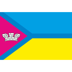 Прапор міста Первомайськ (Миколаївська область), Україна Прапор міста Первомайськ (Миколаївська область), Україна