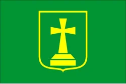 Прапор міста Ромни, Україна (старий варіант)