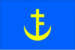 Прапор міста Старий Самбір, Україна. Варіант-01 Прапор міста Старий Самбір, Україна. Варіант-01