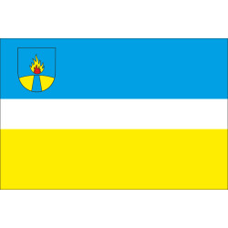 Прапор міста Теплодар, Україна Прапор міста Теплодар, Україна