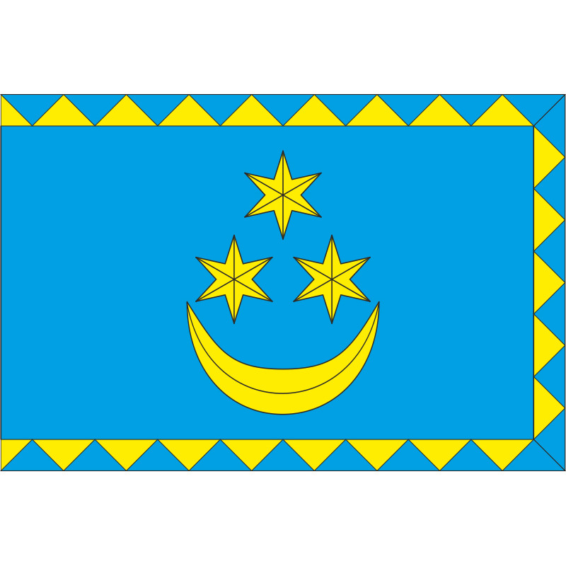 Прапор міста Теребовля, Україна. Варіант-01 Прапор міста Теребовля, Україна. Варіант-01