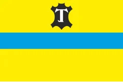 Прапор міста Тисмениця, Україна. Варіант-01 Прапор міста Тисмениця, Україна. Варіант-01