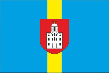 Прапор міста Володимира, Україна. Варіант-01