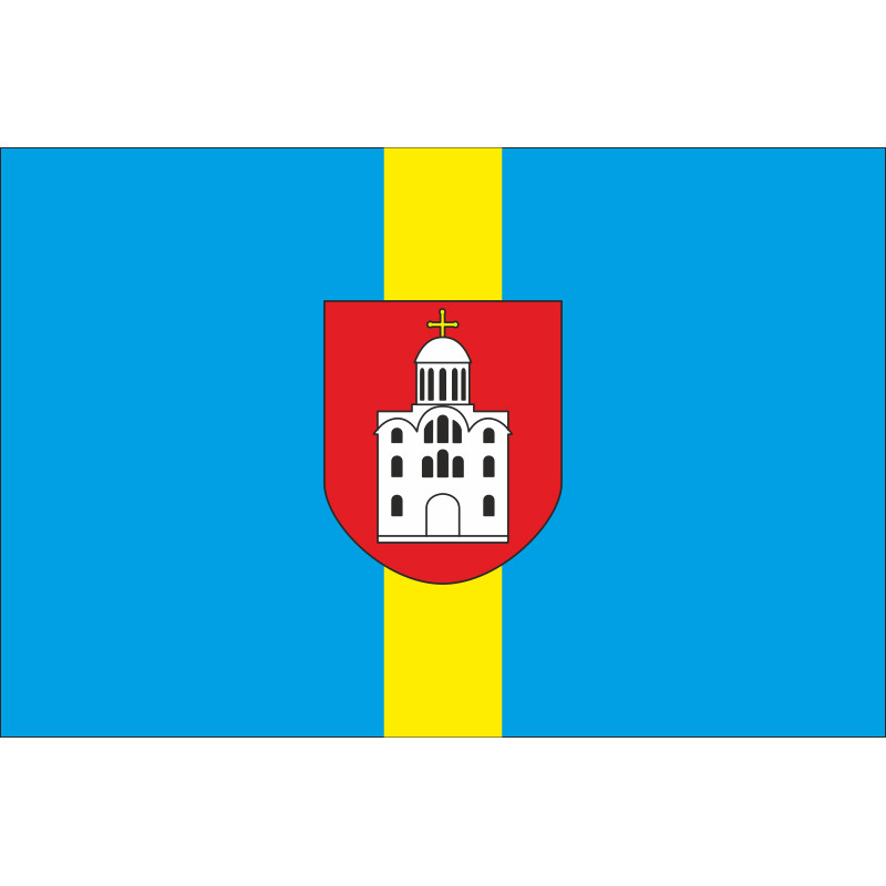 Прапор міста Володимира, Україна. Варіант-01 Прапор міста Володимира, Україна. Варіант-01