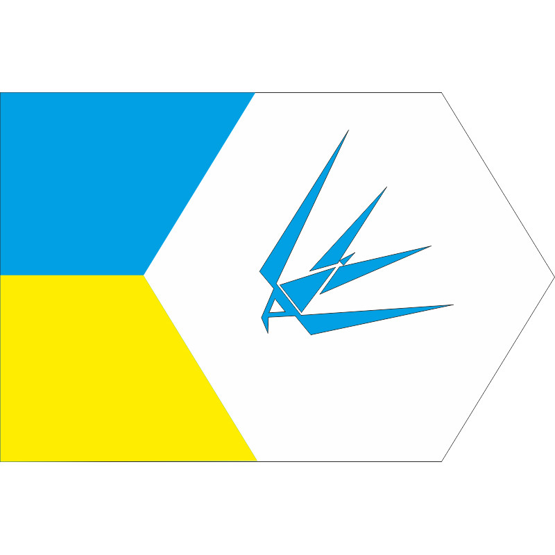 Прапор міста Заводське, Україна Прапор міста Заводське, Україна