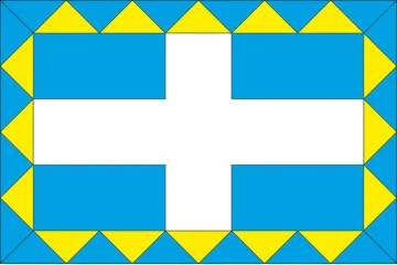 Флаг города Збараж, Украина. Вариант-01 Флаг города Збараж, Украина. Вариант-01