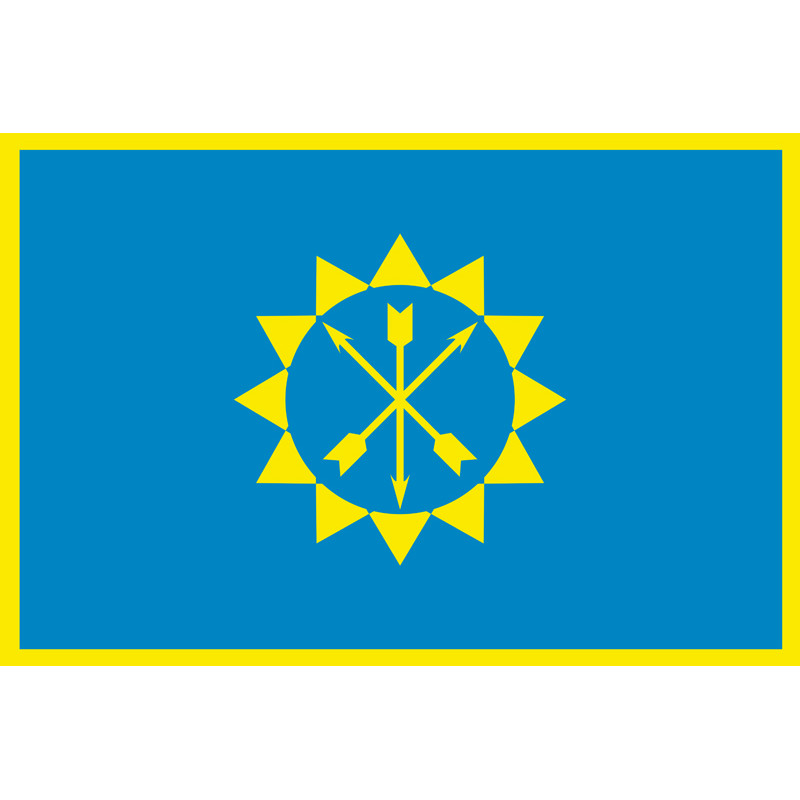 Прапор міста Хмельницький, Україна. Варіант-02 Прапор міста Хмельницький, Україна. Варіант-02