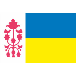 Флаг города Обухов, Украина