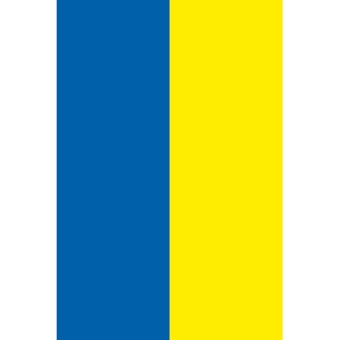 Флаг Украины (вертикальный). Вариант-01