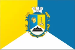 Флаг ПГТ Немешаево, Украина. Вариант-02