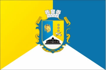 Прапор СМТ Немішаєве, Україна. Варіант-02