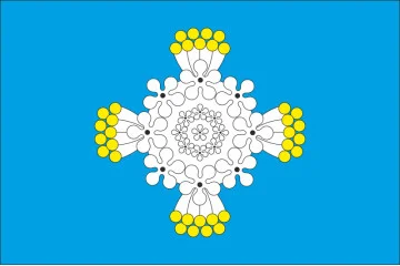 Прапор СМТ Калинівка (Броварський район), Україна. Варіант-02