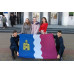 Флаг Вышгородского района Киевской области Украины Флаг Вышгородского района Киевской области Украины