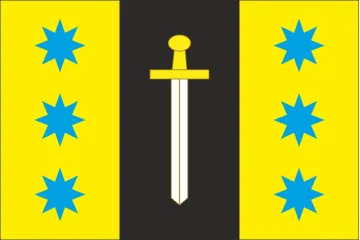Прапор СМТ Микулинці, Україна. Варіант-02