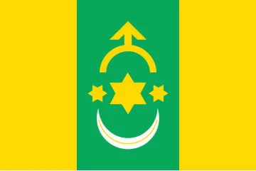 Прапор СМТ Степань, Україна. Варіант-02