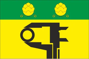 Прапор СМТ Квасилів, Україна. Варіант-02