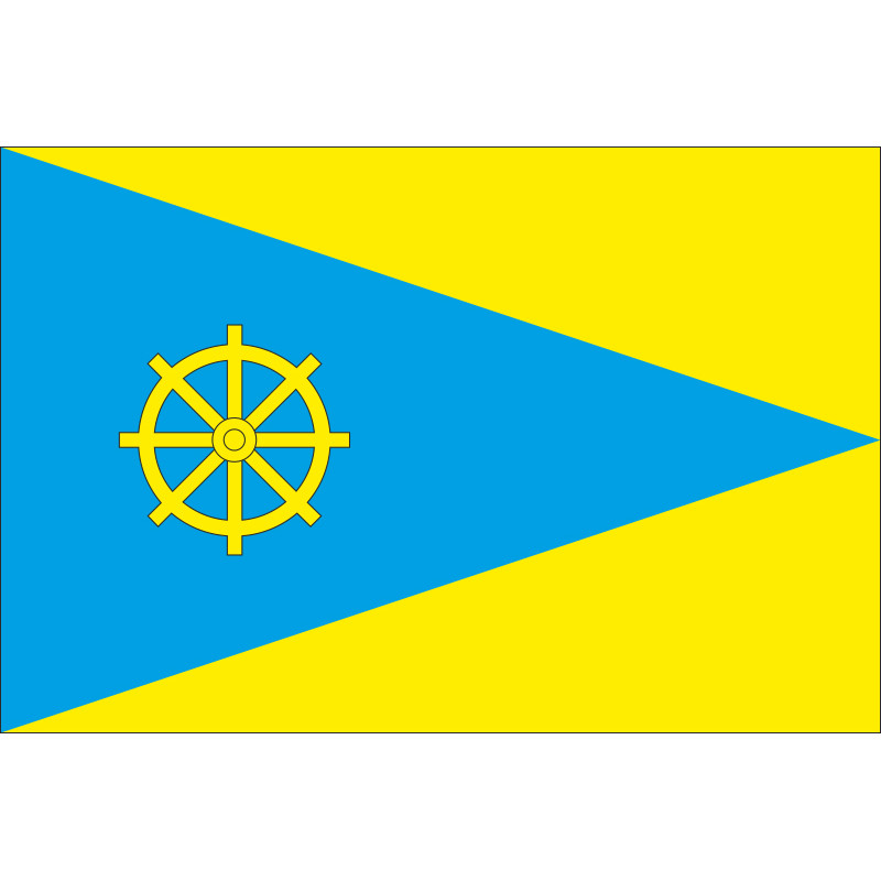 Прапор СМТ Млинів, Україна. Варіант-02 Прапор СМТ Млинів, Україна. Варіант-02