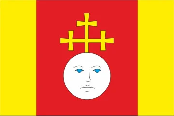 Прапор СМТ Іваничі, Україниа. Варіант-02