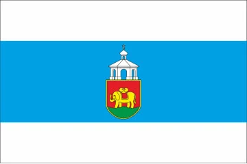 Прапор СМТ Білозерка, Україна. Варіант-01