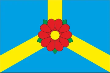 Прапор СМТ Красне, Україна. Варіант-02