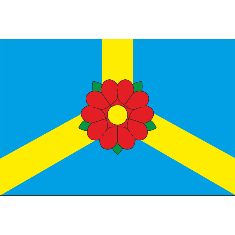 Флаг ПГТ Красное, Украина. Вариант-02 Флаг ПГТ Красное, Украина. Вариант-02