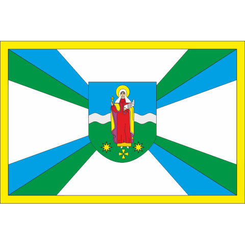 Прапор СМТ Талалаївка, Україна. Варіант-02