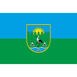Флаг ПГТ Замглай, Украина. Вариант-02