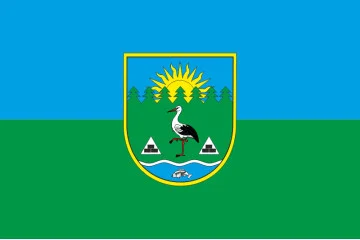 Прапор СМТ Замглай, Україна. Варіант-02