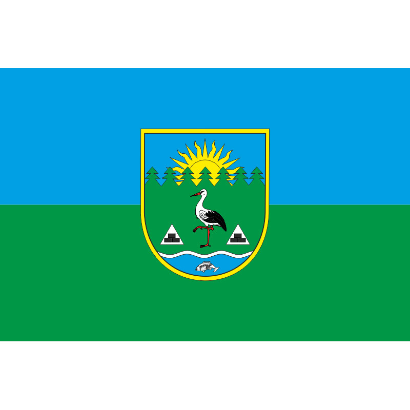 Флаг ПГТ Замглай, Украина. Вариант-02 Флаг ПГТ Замглай, Украина. Вариант-02