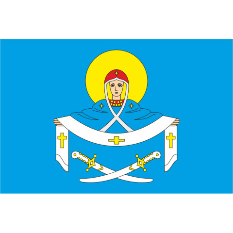 Флаг ПГТ Покровское, Украина. Вариант-02