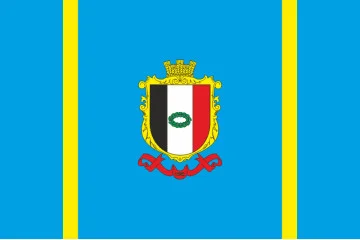 Прапор СМТ Аули, Україна. Варіант-02