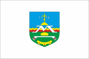 Прапор СМТ Магдалинівка, Україна. Варіант-02