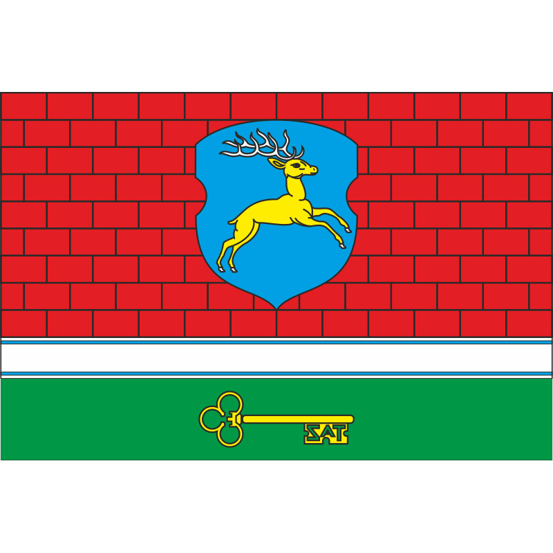 Прапор СМТ Сатанів, Україна. Варіант-02 Прапор СМТ Сатанів, Україна. Варіант-02