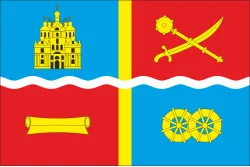 Флаг ПГТ Глеваха, Украина Флаг ПГТ Глеваха, Украина
