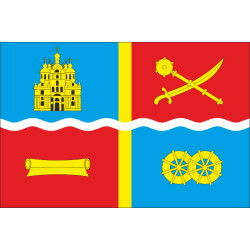Флаг ПГТ Глеваха, Украина