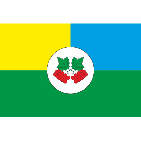 Прапор СМТ Калинівка (Фастовський район), Україна. Варіант-02 Прапор СМТ Калинівка (Фастовський район), Україна. Варіант-02