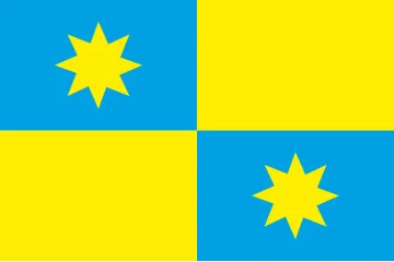 Прапор СМТ Новий Яричів, Україна. Варіант-02
