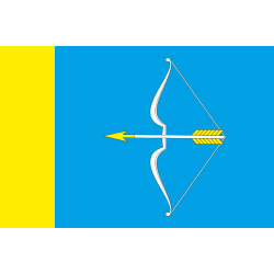 Флаг ПГТ Новые Стрелища, Украина. Вариант-02 Флаг ПГТ Новые Стрелища, Украина. Вариант-02