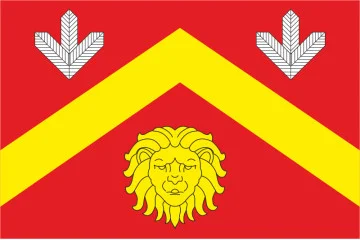Прапор СМТ Рудно, Україна. Варіант-02