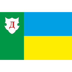 Флаг ПГТ Доманёвка, Украина Флаг ПГТ Доманёвка, Украина