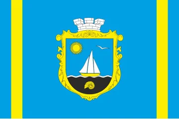 Прапор СМТ Сергіївка, Україна. Варіант-02
